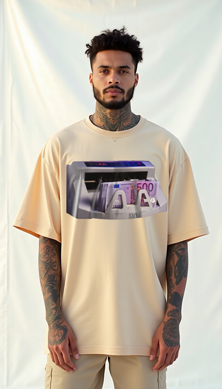 Oversize T-Shirt - ''racks Counting Machine''