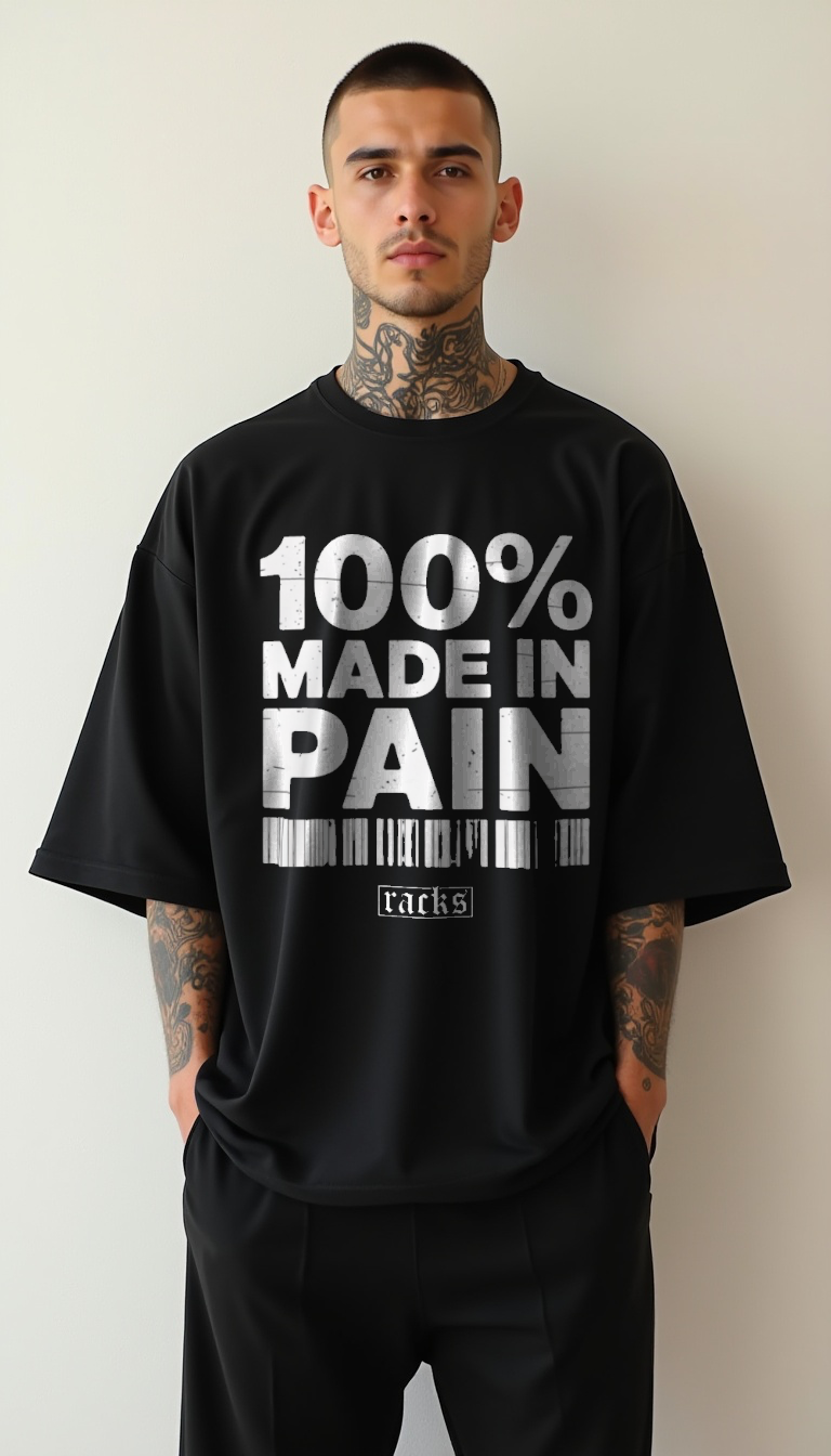 Oversize T-Shirt - ''Made In Pain''