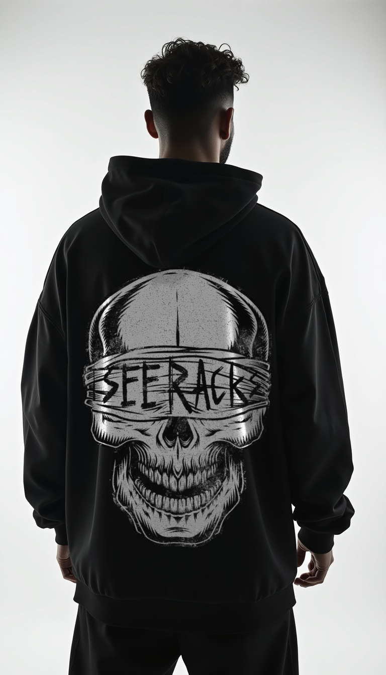 Oversize Zipper Hoodie - ''I See racks''