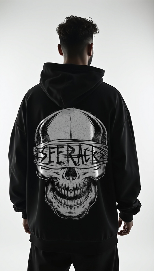Oversize Zipper Hoodie - ''I See racks''