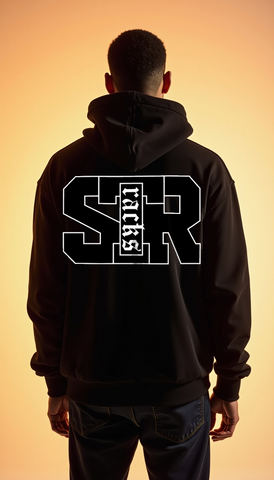 Oversize Zipper Hoodie – “racks Outta STR”