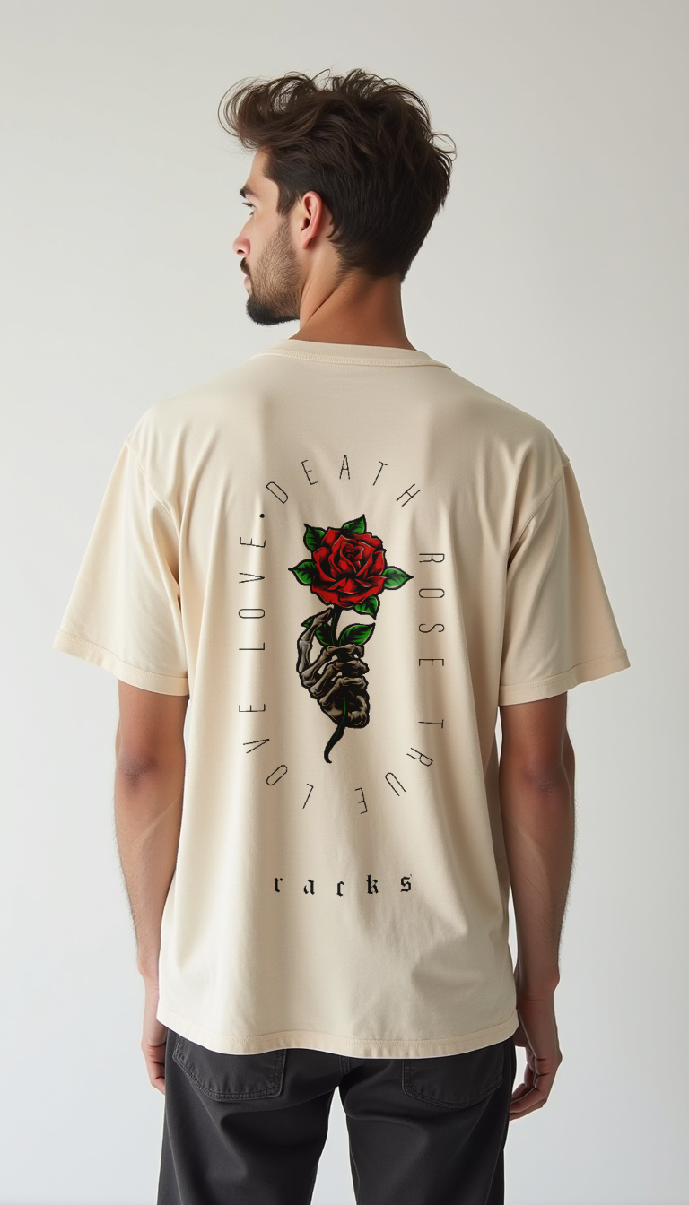 Oversize T-Shirt - "Death Rose"