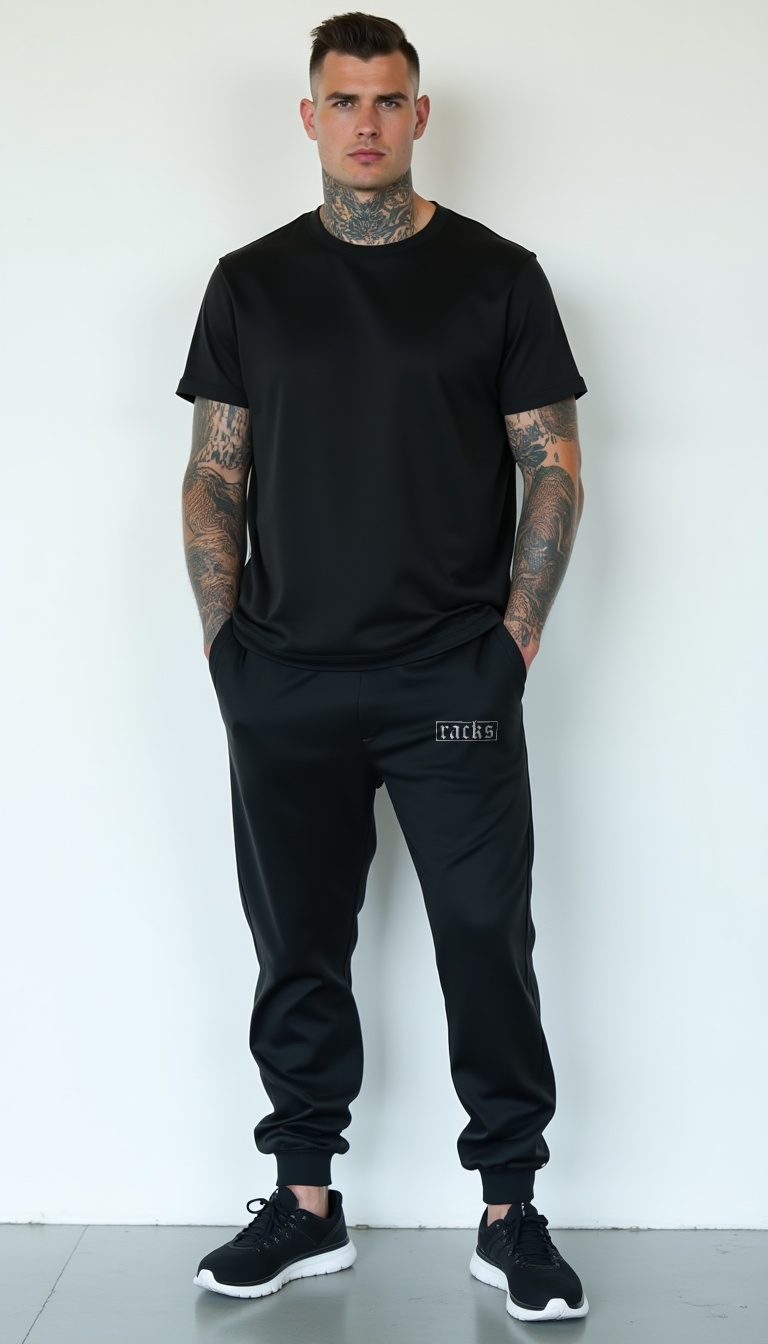 Trainingshose Schwarz - ''racks Signature''