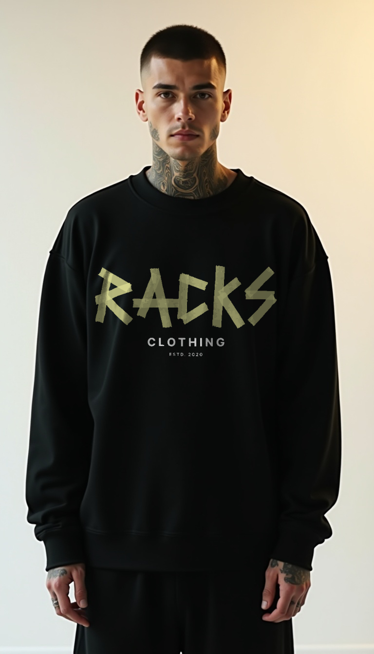 Premium Sweatshirt - "taped by racks"