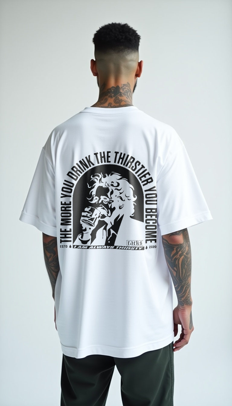 Oversize T-Shirt - "Money Is Like Salt Water"