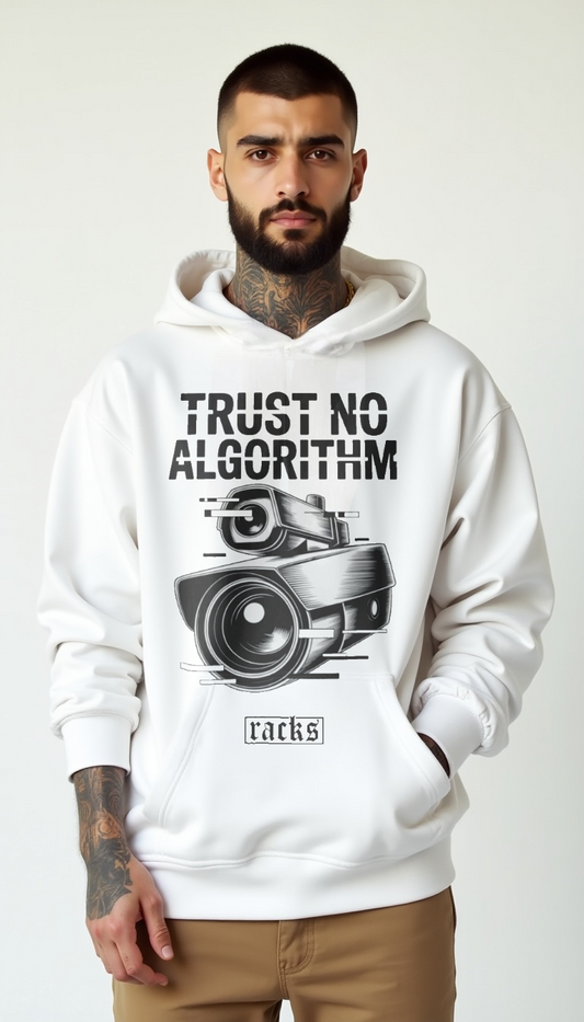 Oversize Hoodie - ''Trust No Algorithm''