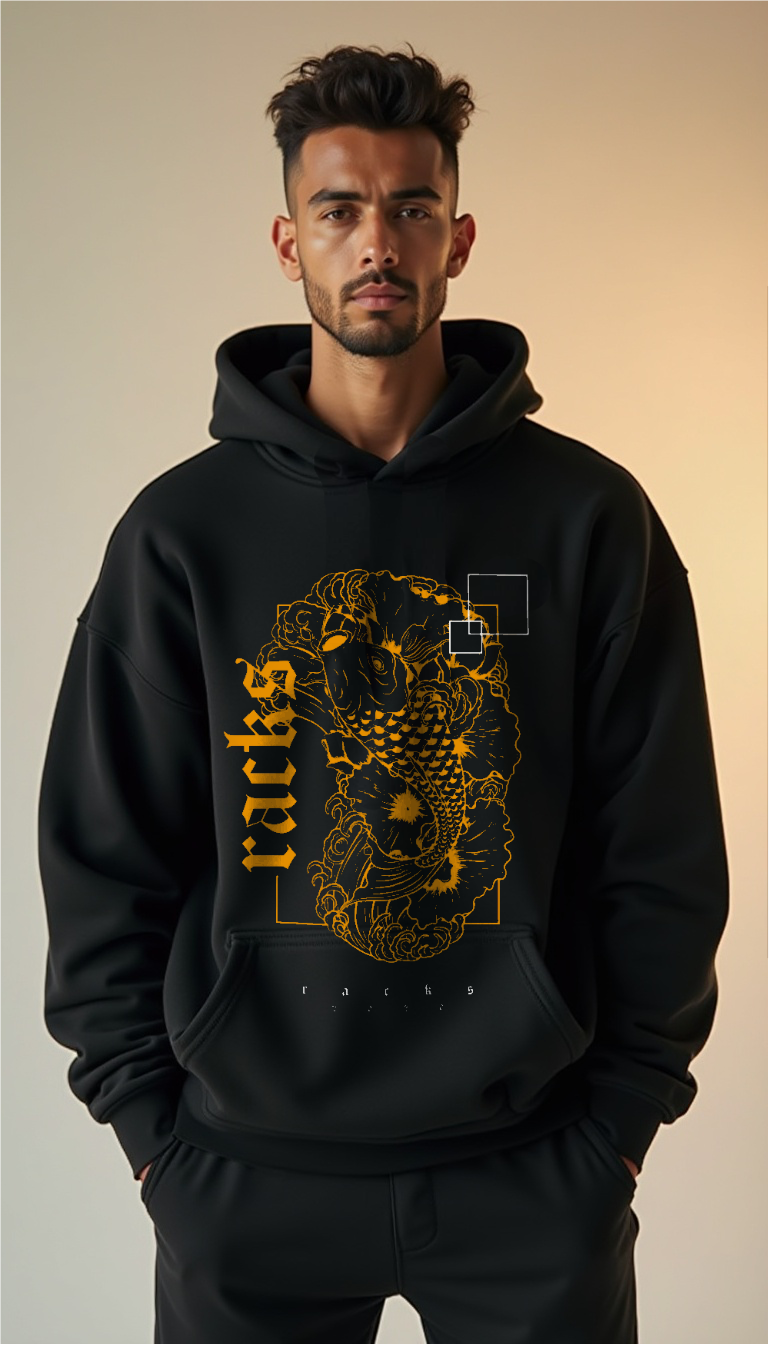 Oversize Hoodie - "Koi"