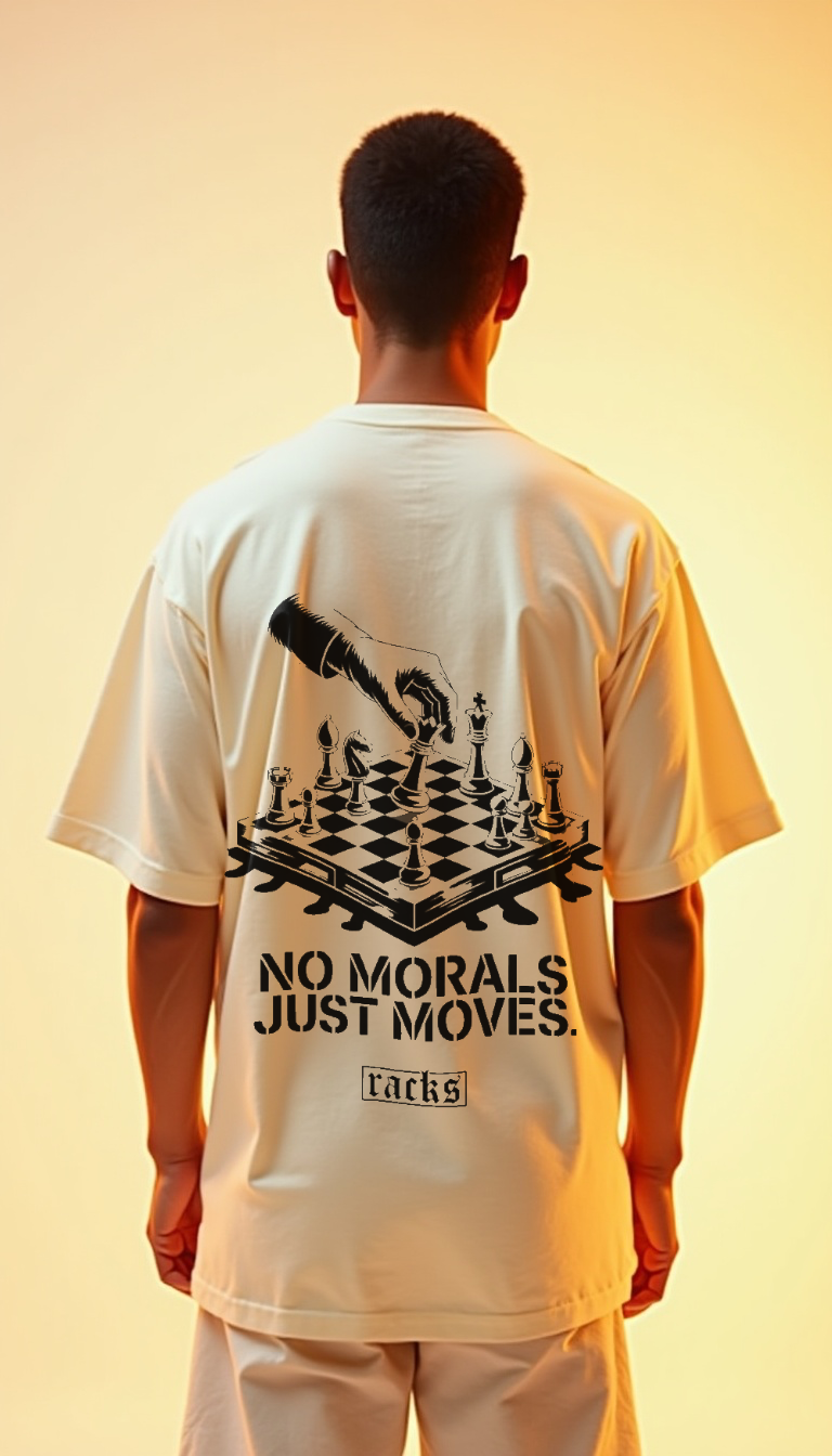 Oversize T-Shirt - ''No Morals''