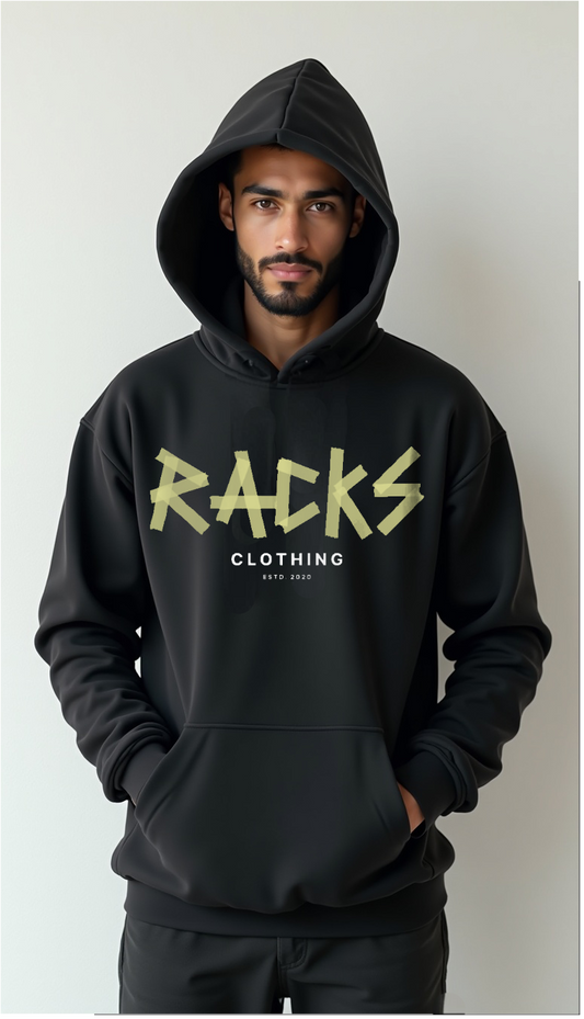 Oversize Hoodie - "taped by racks"