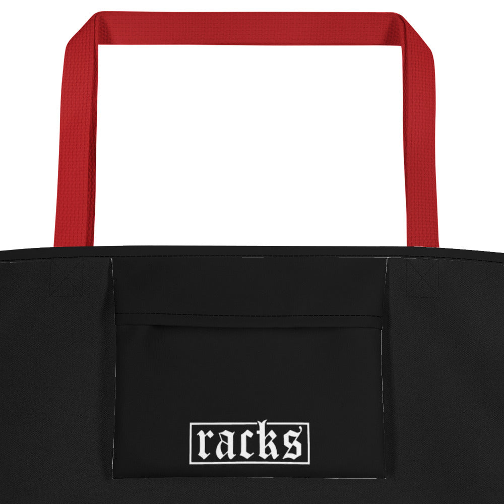 Beach Bag Schwarz - ''racks Rooftop''