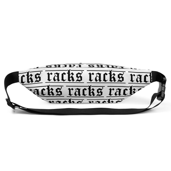 Bauchtasche Weiß - ''racks on racks''