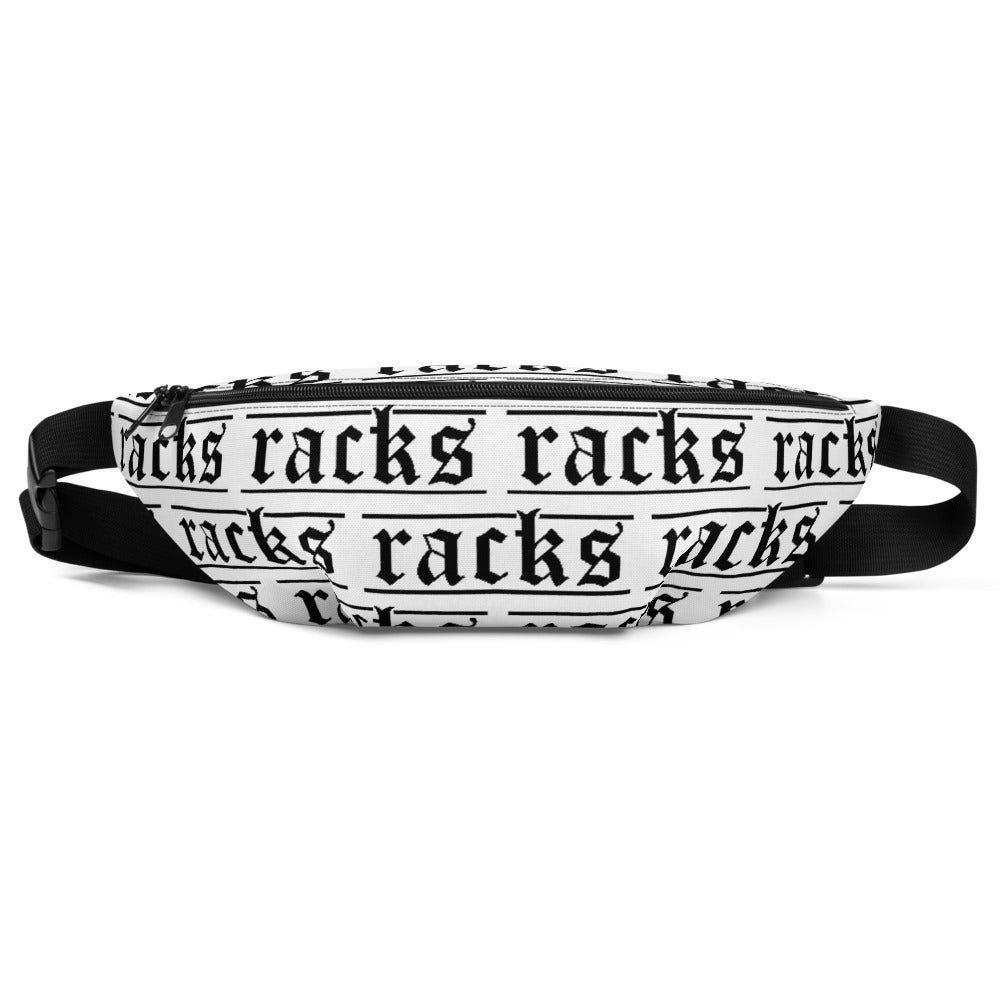 Bauchtasche Weiß - ''racks on racks''