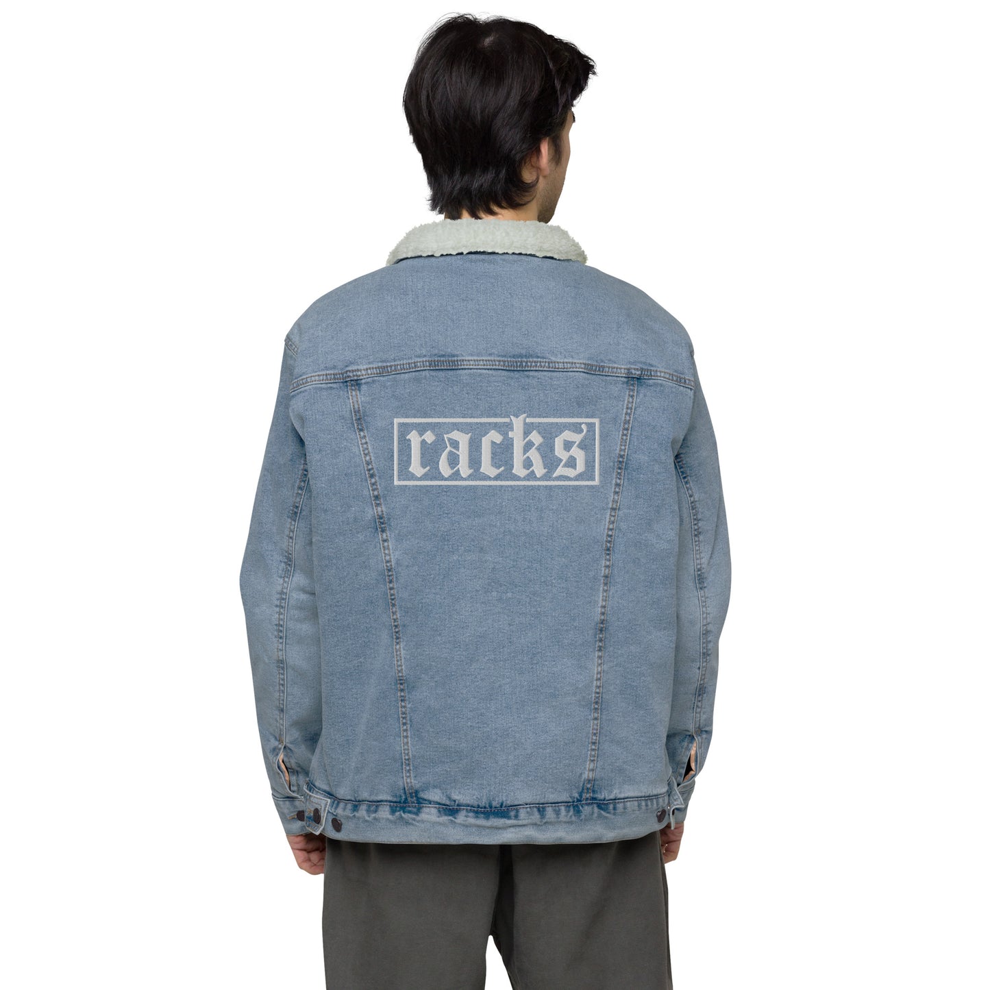 racks Signature Jeansjacke (mit Backprint)